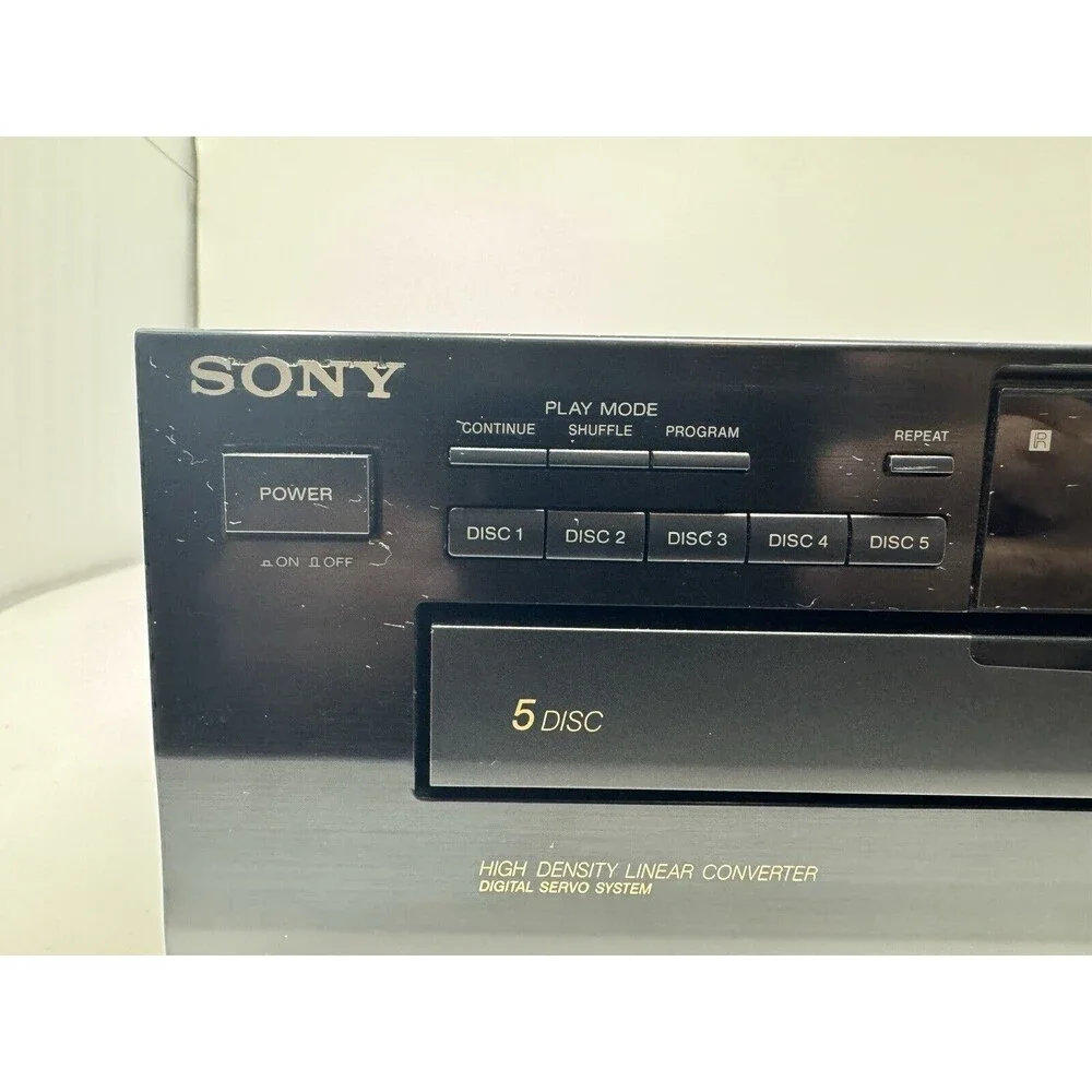 Sony CDP-C335 5 Disc CD Changer/Player No Remote - Tested And Working